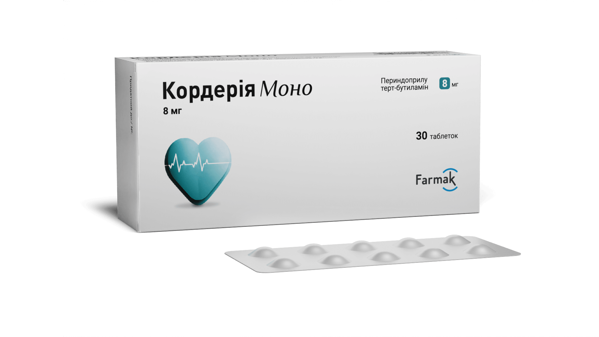 КОРДЕРІЯ МОНО таб. 8 мг №30